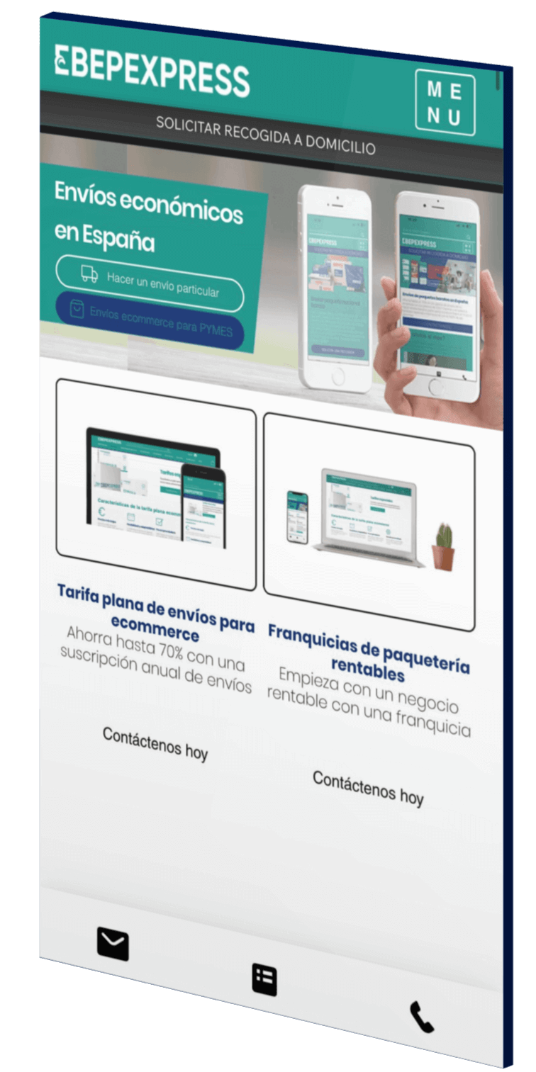 Enviar paquetes EBEPEXPRESS™ ITALIA